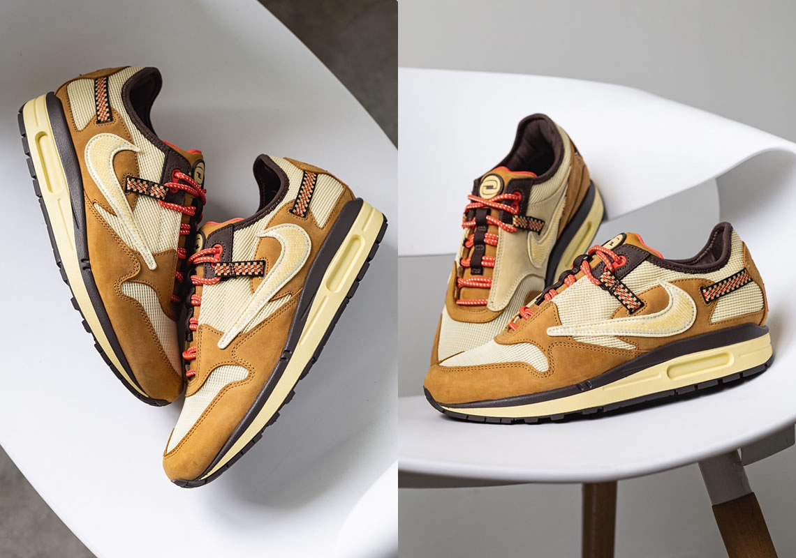 Travis Scott Nike Air Max 1 Wheat Do9392 701 (2) - newkick.cc